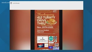 Turkey giveaway happening in San Antonio