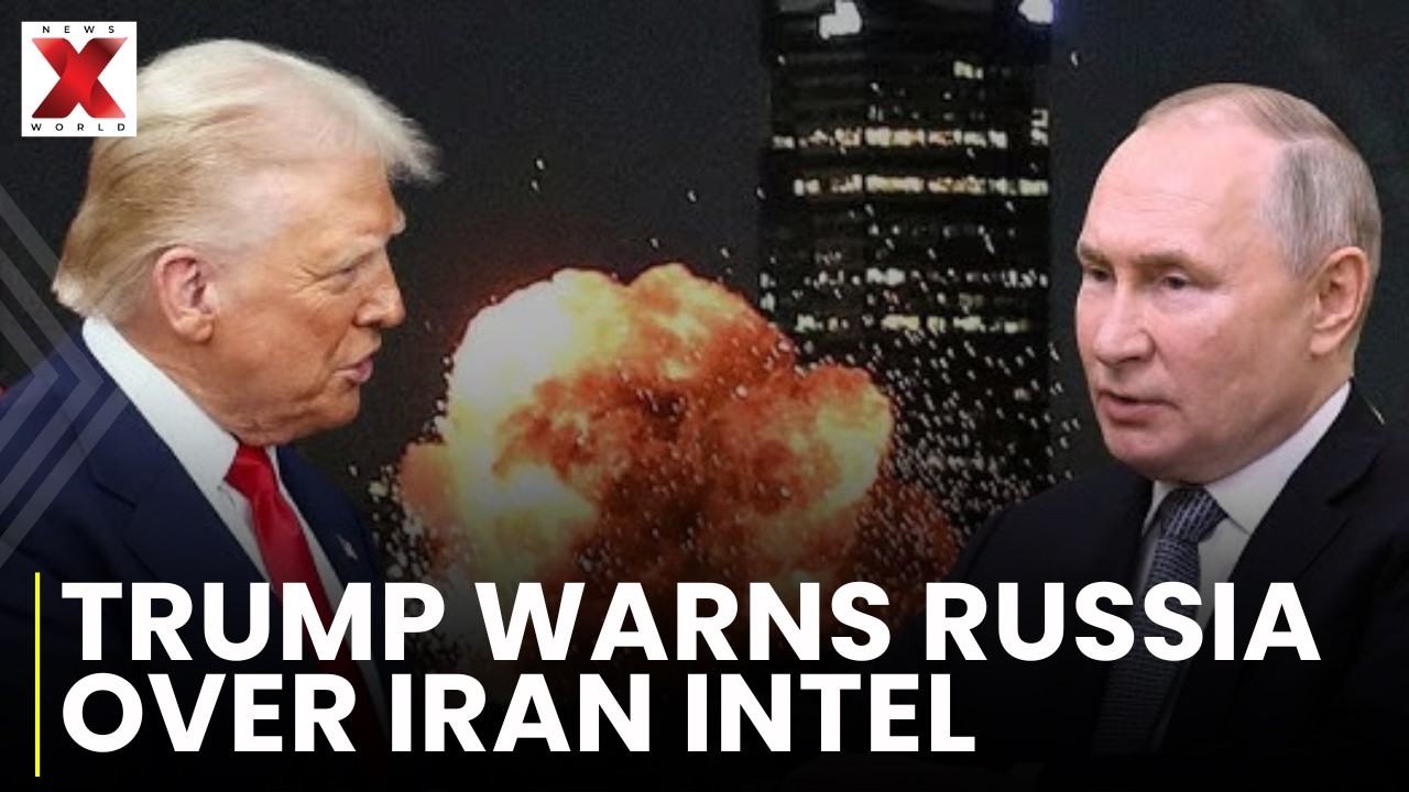 Трамп предостерег Россию от предполагаемого обмена разведывательной информацией с Ираном | NewsX ...