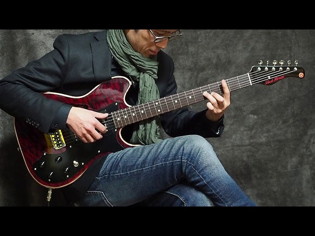 Red House Guitars Alba 22 Hollow F QM/ALD - YouTube
