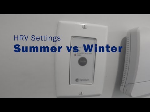 HRV Settings: Summer