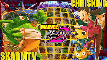 MvC2 Mvci Umvc3 SKARMTV vs CHRIS KING (Fightcade) pt 3