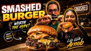 Overrated or Worth the Hype Smashed Burger & Cheesy Nuggets Review #SmashedBurger #BurgerReview