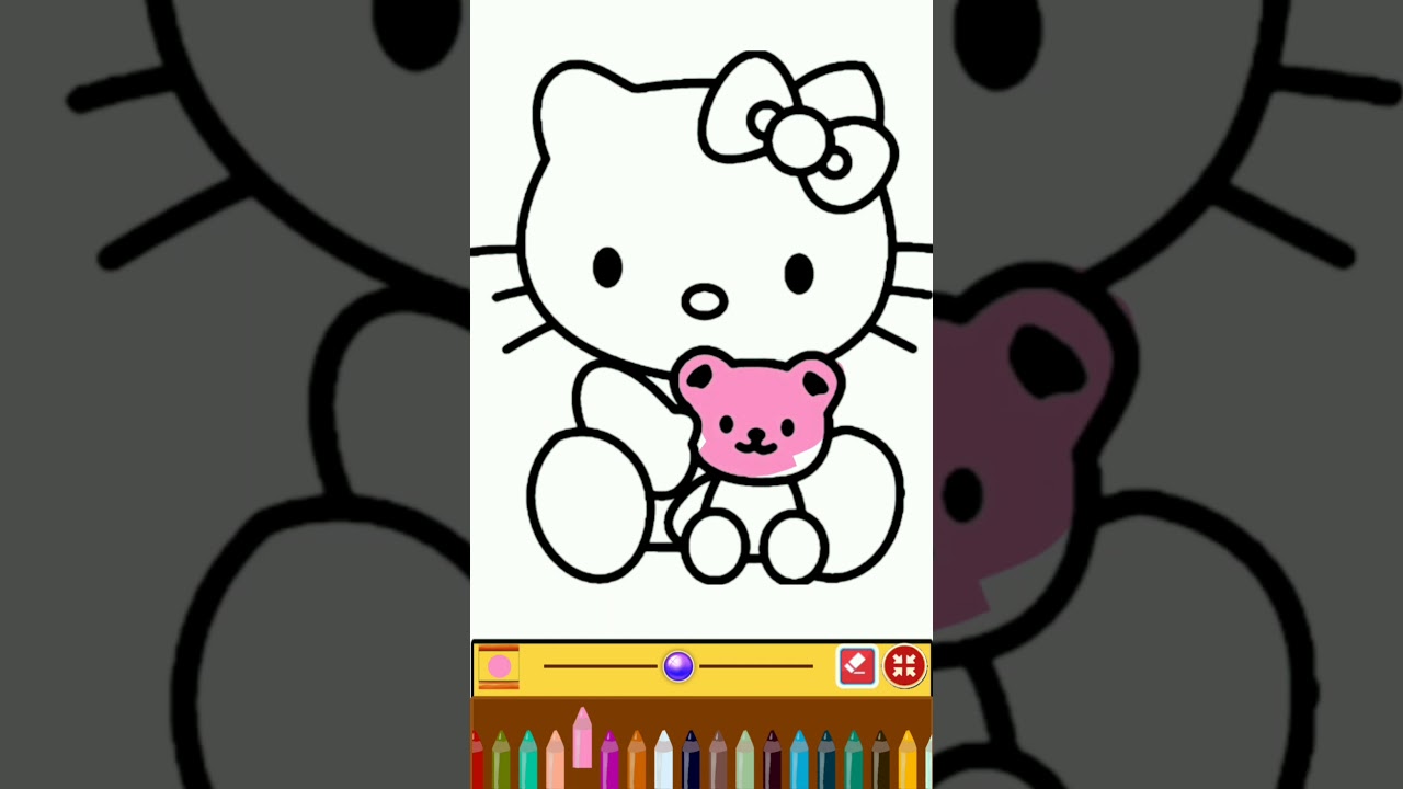  Mewarnai  Hello  Kitty  Coloring Hello  Kitty  YouTube