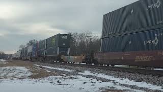 Northbound CSX Q208 intermodal on track one