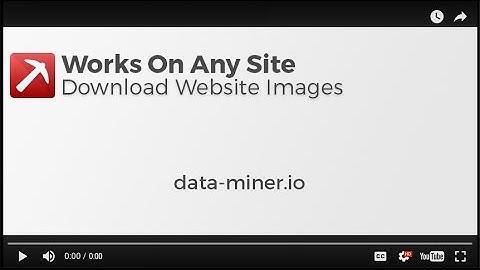 Download Images with Data Miner