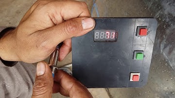 digital counting meter with proximity sensor stop realay