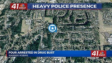 UPDATE: Four arrested after search warrant execution in Warner Robins, streets cleared