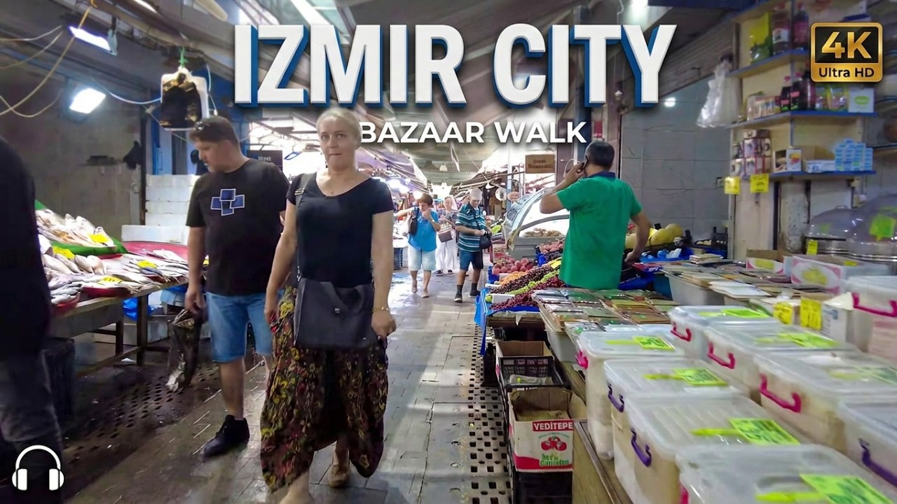 Izmir, トルコ | Havra → Alsancak & Kordon | 街歩きツアー 4K