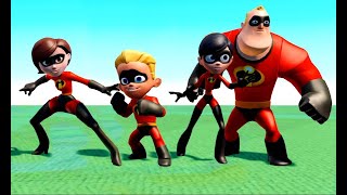 Мультик Игра для детей с героями мультфильма Суперсемейка The Incredibles и Тачки