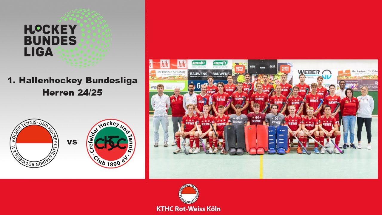 Rot-Weiss Köln - Crefelder HTC - 1. Hallenhockey Bundesliga Herren