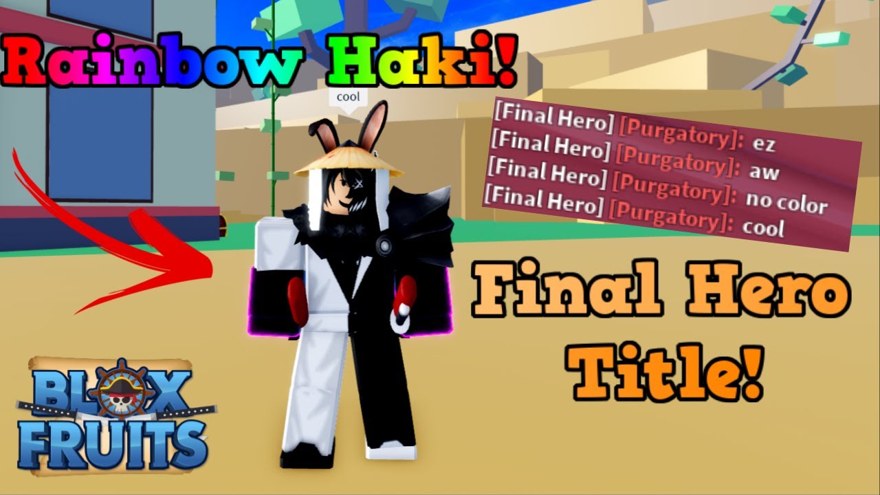 Unlocking All the Haki color And The New Titles In Blox fruits