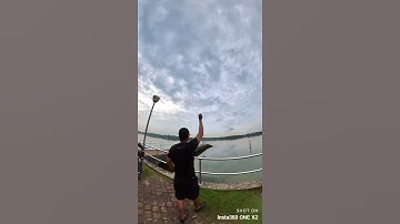 Insta360 One X2 Video Bullet Time using Bullet Cord. 1730hrs