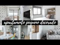 Tour por um apartamento pequeno decorado | marcenaria planejada