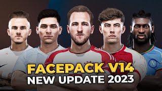 Facepack V14 New Update 2023 - Sider and Cpk - Football Life 2024 and PES 2021