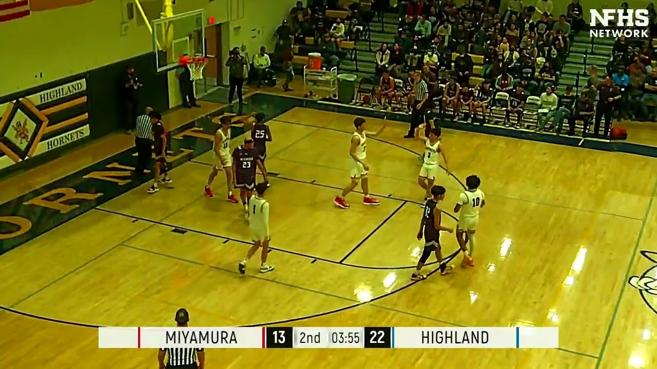 State Boys Basketball Highland vs Miyamura Win Big Sports