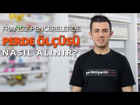 Fransız Pencerelerde Perde Ölçüsü Nasıl Alınır?