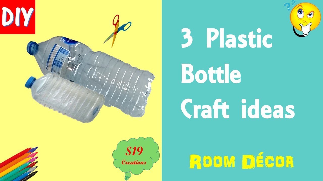 3 Plastic Bottle Craft Ideas Plastic Bottle Recycling Ideas How To