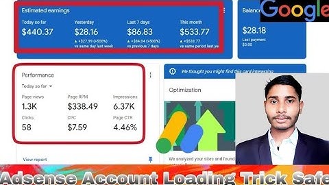 Adsense loading high cpc tricks | adsense loading full course | adsense loading payment received |