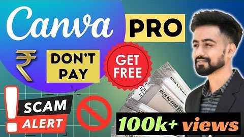 FREE CANVA PRO LIFETIME | Easy Steps | Pro features for free