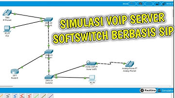 Simulasi VoIP Server SoftSwitch Berbasis Session Initial Protocol (SIP) - Cisco Paket Tracer