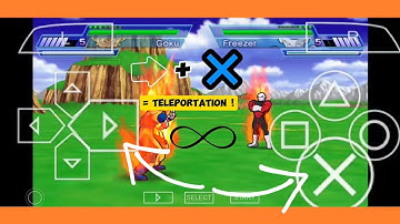 How to teleport infinitely ♾ in Dragon Ball Shin Budokai ? #dbz