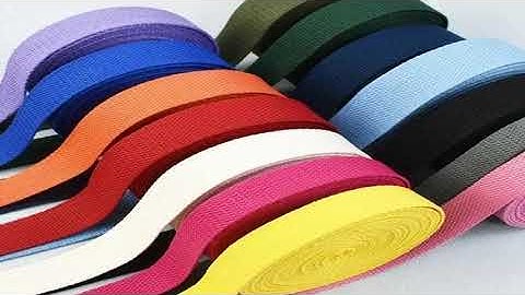3Meters 1.3mm Thick Cotton Webbing Meetee 20/25/32/38/50mm Backpacks Ribbon Strap Clothes Sewing Tri