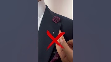 Learn how to style your formal look with a Lapel Pin.#lapelpin #boutonniere #mensfashion #dapperlook