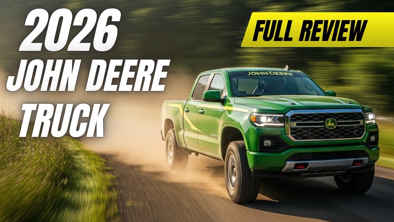 2026 John Deere Pickup Truck – First Look | Powerful Engine, Smart Tech, Mileage & Price Reveal