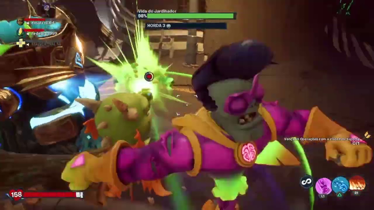 Jogando Plantas vs Zumbi