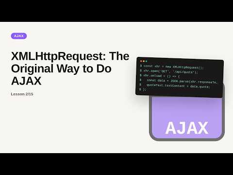 AJAX Series: XMLHttpRequest: The Original Way to Do AJAX