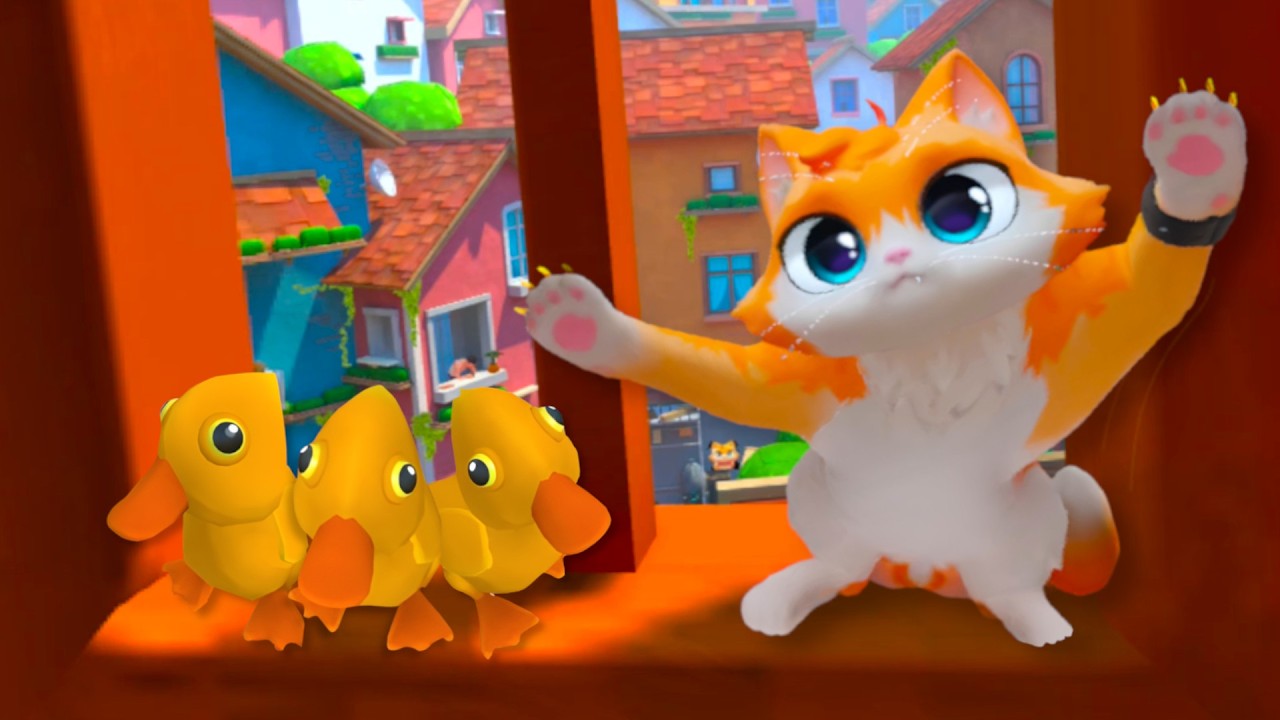 Building Secret PENTHOUSE APARTMENT For The Ducklings! - I Am Cat VR