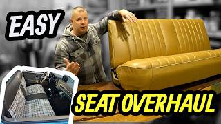 Quick and easy bench seat overhaul