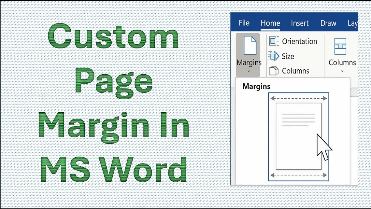 How to Set Custom Page Margins in MS Word ️ | Precisely Adjust Page ...