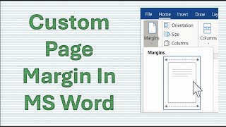 How To Set Custom Page Margins In Ms Word Precisely Adjust Page Layout In Seconds