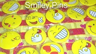 Smiley Pins