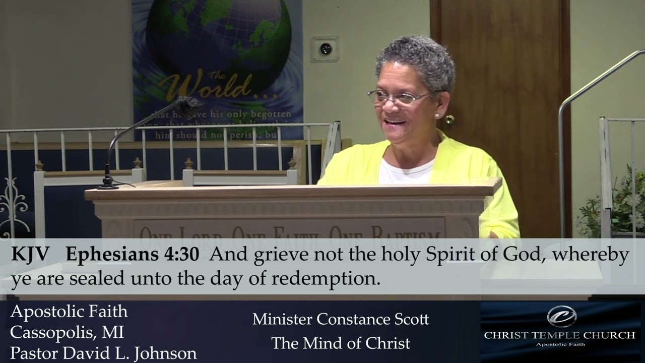 Tuesday Service September 17, 2024.   Ministers Constance Scott & Ana Johnson Speak.