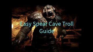 EASY spear cave troll guide dark and darker.