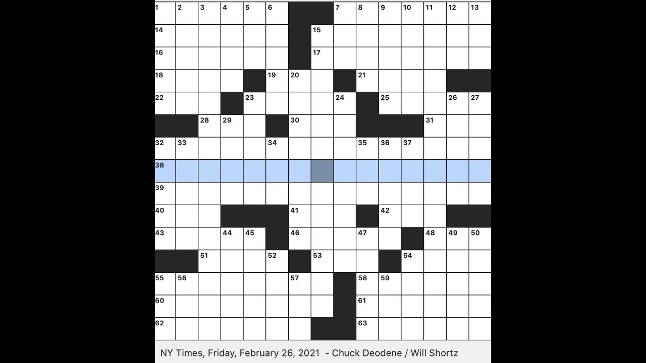 Rex Parker and Rachel Fabi solve the NYTXW (Friday, Feb. 26, 2021) - YouTube