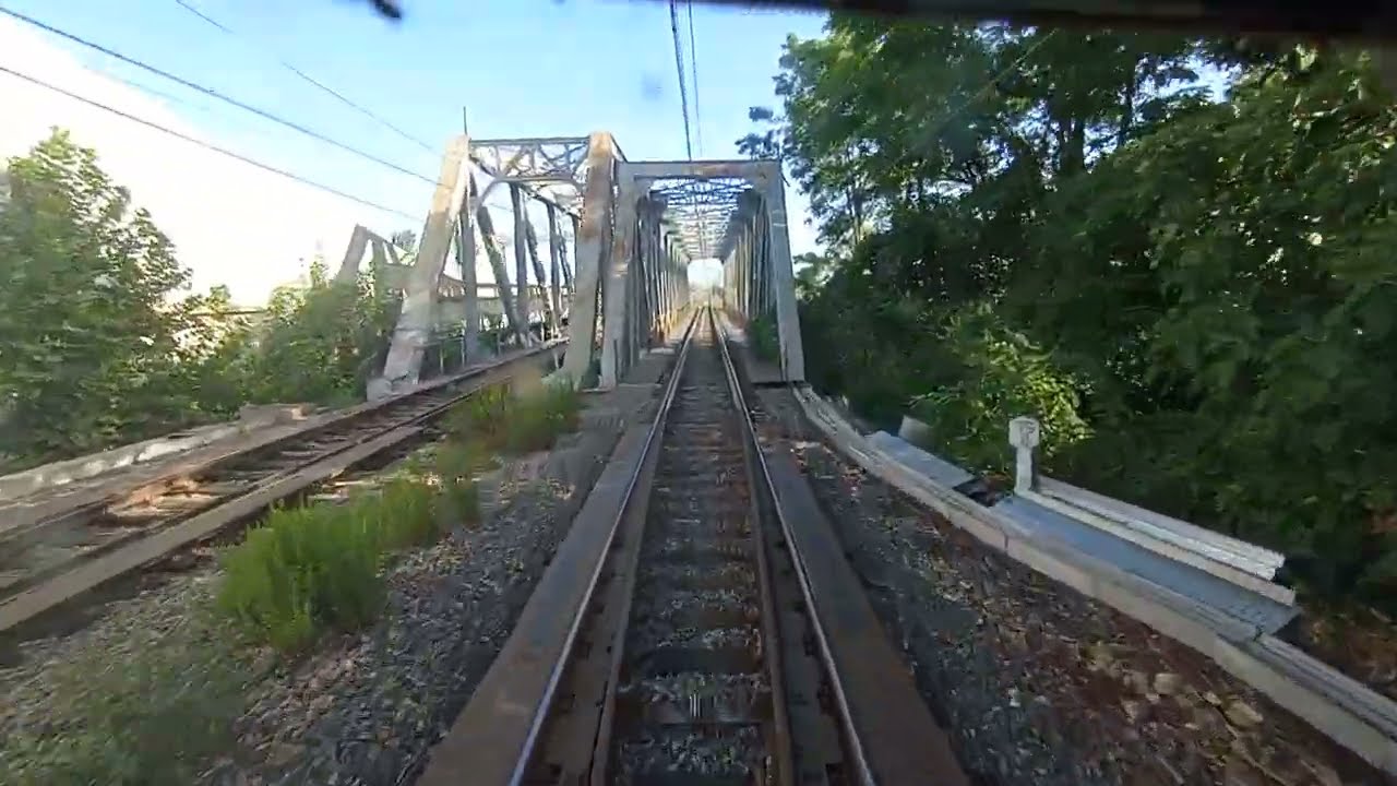 Trayecto en tren desde Xativa hasta Alfafar Benetússer en cabina de conducción.