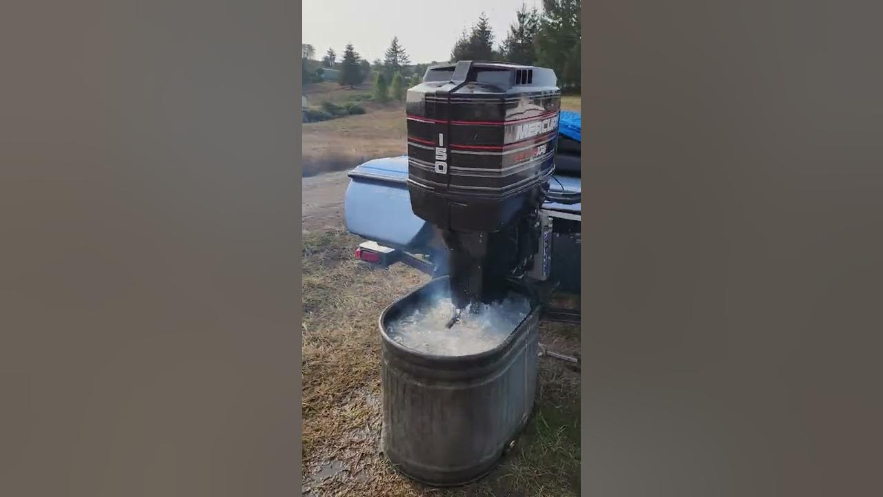 1994 mercury 150hp 2 5l v6 xri blackmax efi oil injected 2 stroke youtube