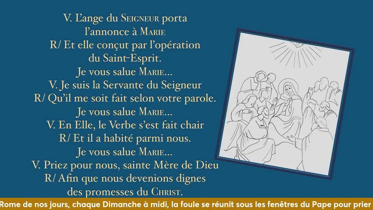 La Prière de l'Angélus P. Gustave Miracle / Mercredi 1er Février 2022