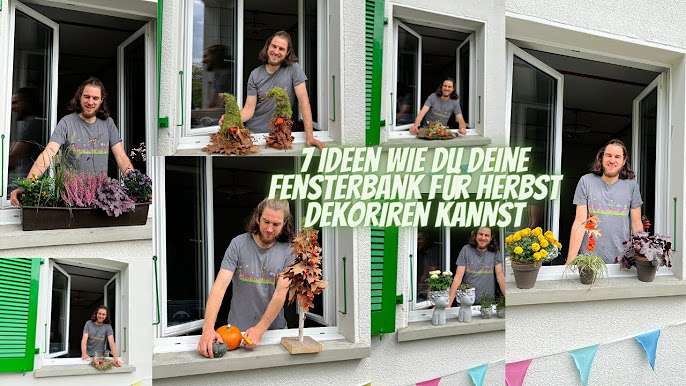 Fensterbank Deko Ideen für jede Jahreszeit 