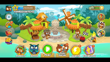 Messing around in sandbox mode in Btd6