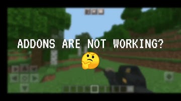 Addons are not working? | how to use addons in minecraft pe | MCPE all version #MinecraftPE #addon