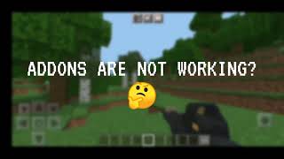 Addons are not working? | how to use addons in minecraft pe | MCPE all version #MinecraftPE #addon screenshot 5