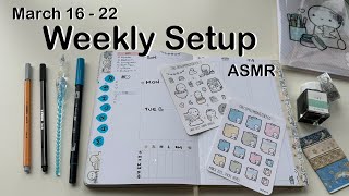 : New mic!  ASMR Weekly Setup March 16 - 22