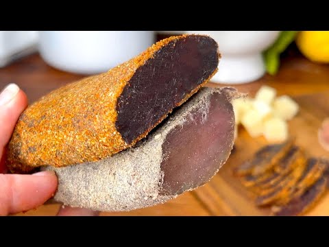 Recette Viande Sche  Saucisson Fait Maison  Simple et Meilleur que TOUT !  PAS DE CUISSON !