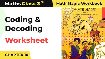 Coding & Decoding - Play With Patterns Worksheet | Class 3 Maths Chapter 10 | 2024-25