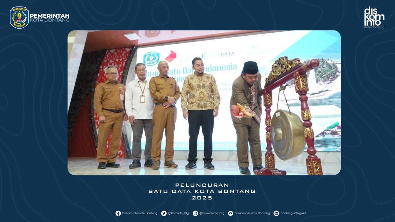 LAUNCHING PORTAL SATU DATA KOTA BONTANG 2025