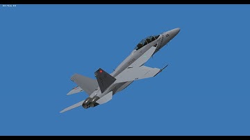 YSFlight Simulator F/A-18F Super Hornet Demo at NAS Pensacola